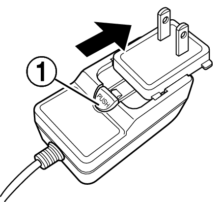 Remove AC adapter 1